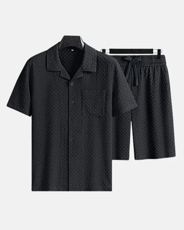 Thiago Waffle Cotton Set