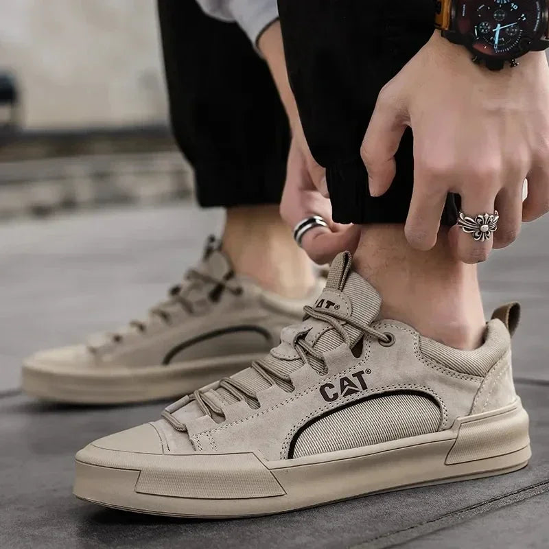 Carter Leather Mesh Sneakers