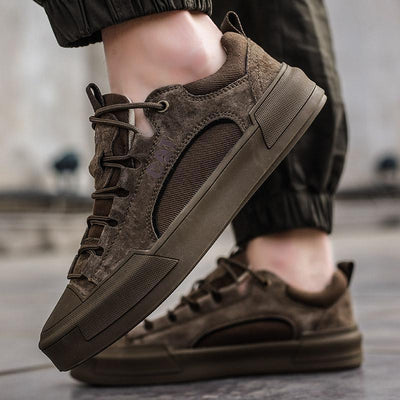 Carter Leather Mesh Sneakers
