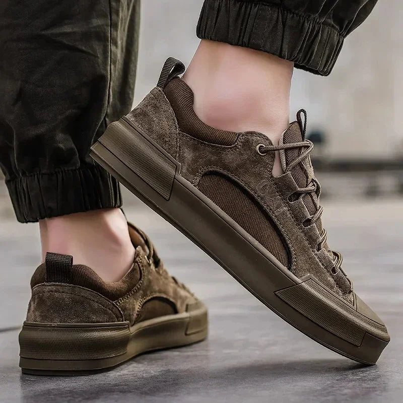Carter Leather Mesh Sneakers