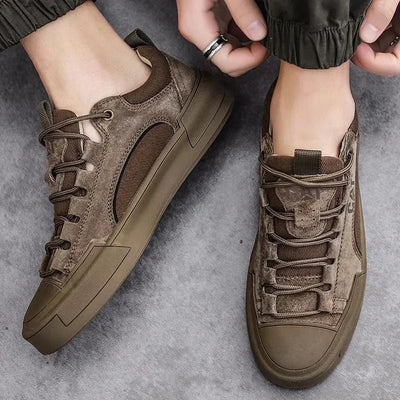 Carter Leather Mesh Sneakers