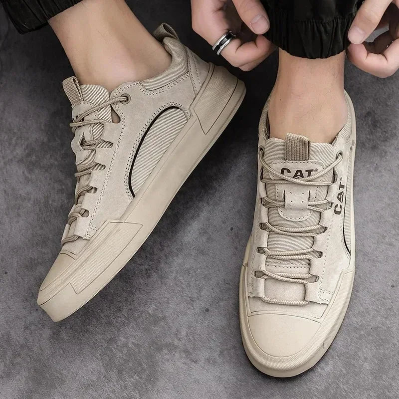 Carter Leather Mesh Sneakers