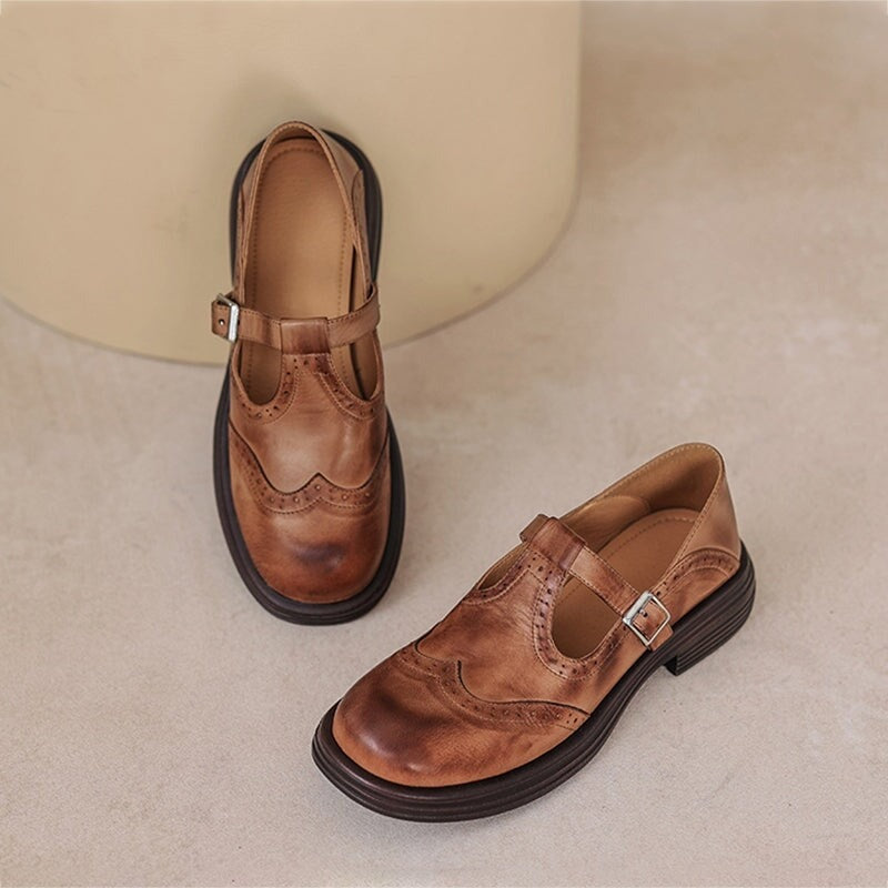 Celine Leather Buckle Loafers