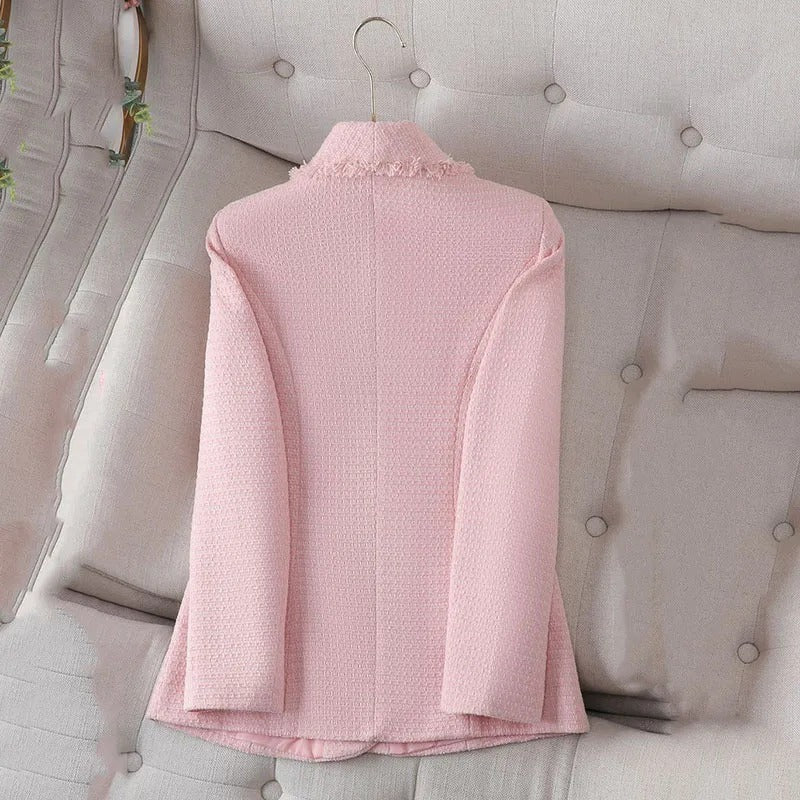 Clarisse Tweed Pearl Blazer
