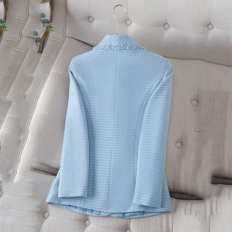 Clarisse Tweed Pearl Blazer