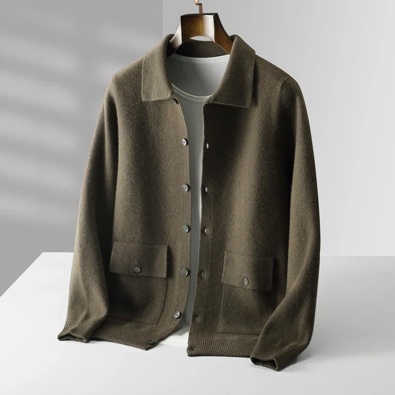 Maurizio Cashmere Button Jacket