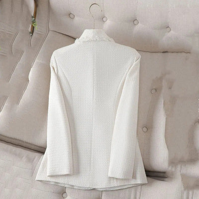 Clarisse Tweed Pearl Blazer