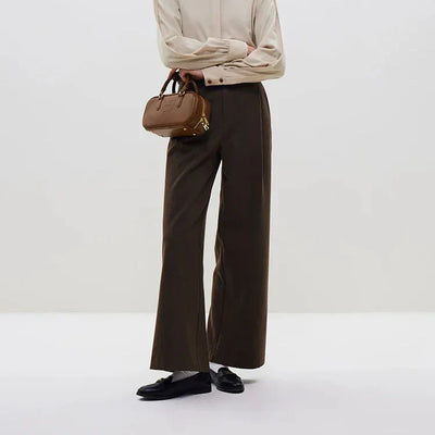 Colette High-Waist Wide-Leg Trousers