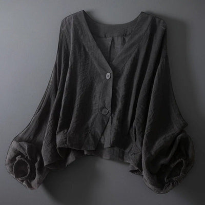 Eliza Cloud Linen Blouse