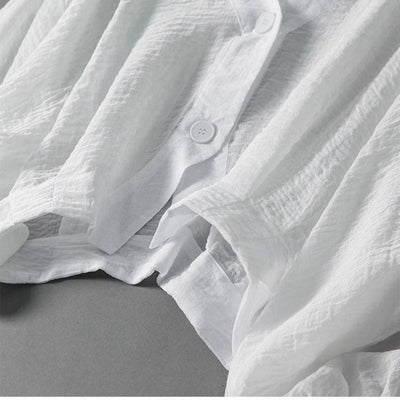 Eliza Cloud Linen Blouse