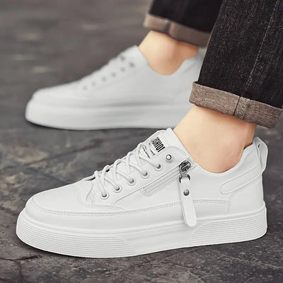 Aldrin Leather Zip Sneakers