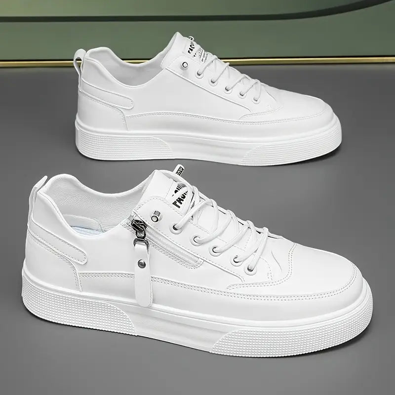Aldrin Leather Zip Sneakers