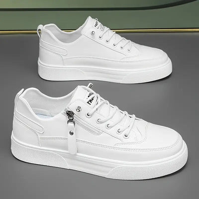 Aldrin Leather Zip Sneakers