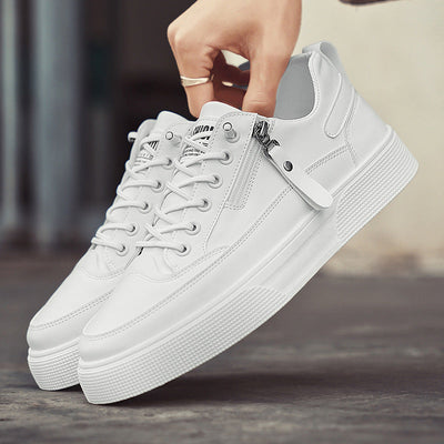 Aldrin Leather Zip Sneakers