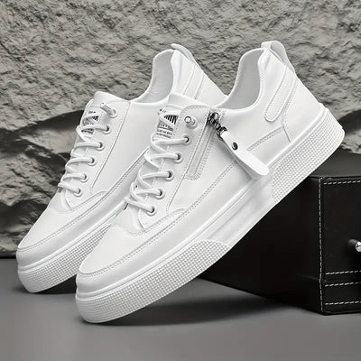 Aldrin Leather Zip Sneakers