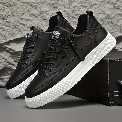 Aldrin Leather Zip Sneakers