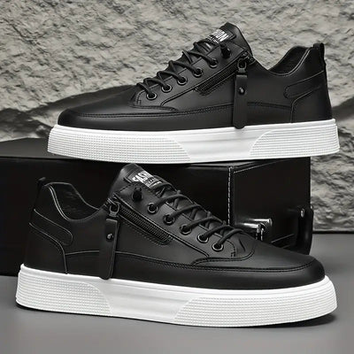 Aldrin Leather Zip Sneakers