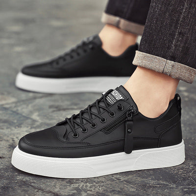 Aldrin Leather Zip Sneakers