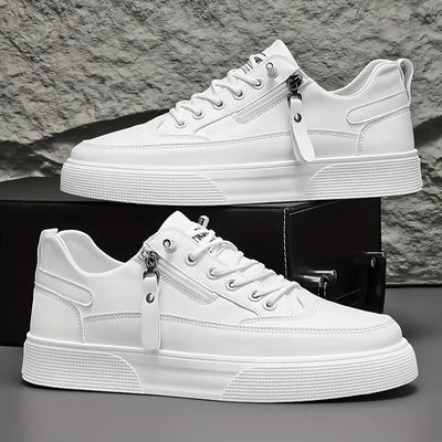 Aldrin Leather Zip Sneakers