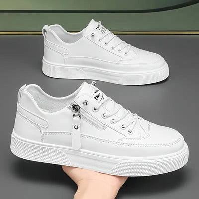 Aldrin Leather Zip Sneakers