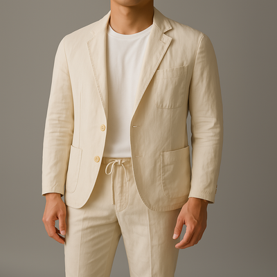 Marcello Linen Blend Suit Set