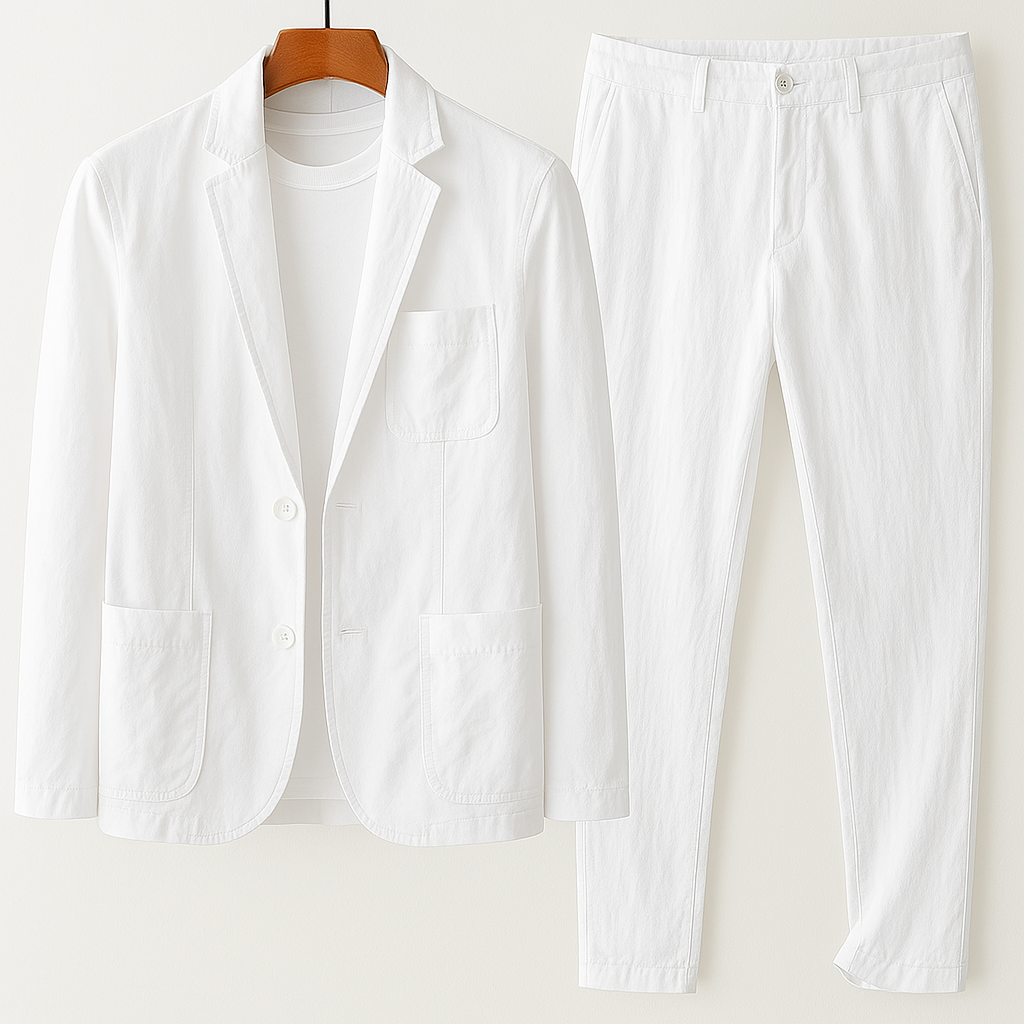 Marcello Linen Blend Suit Set