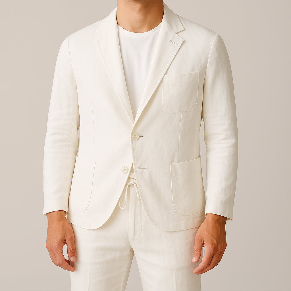 Marcello Linen Blend Suit Set