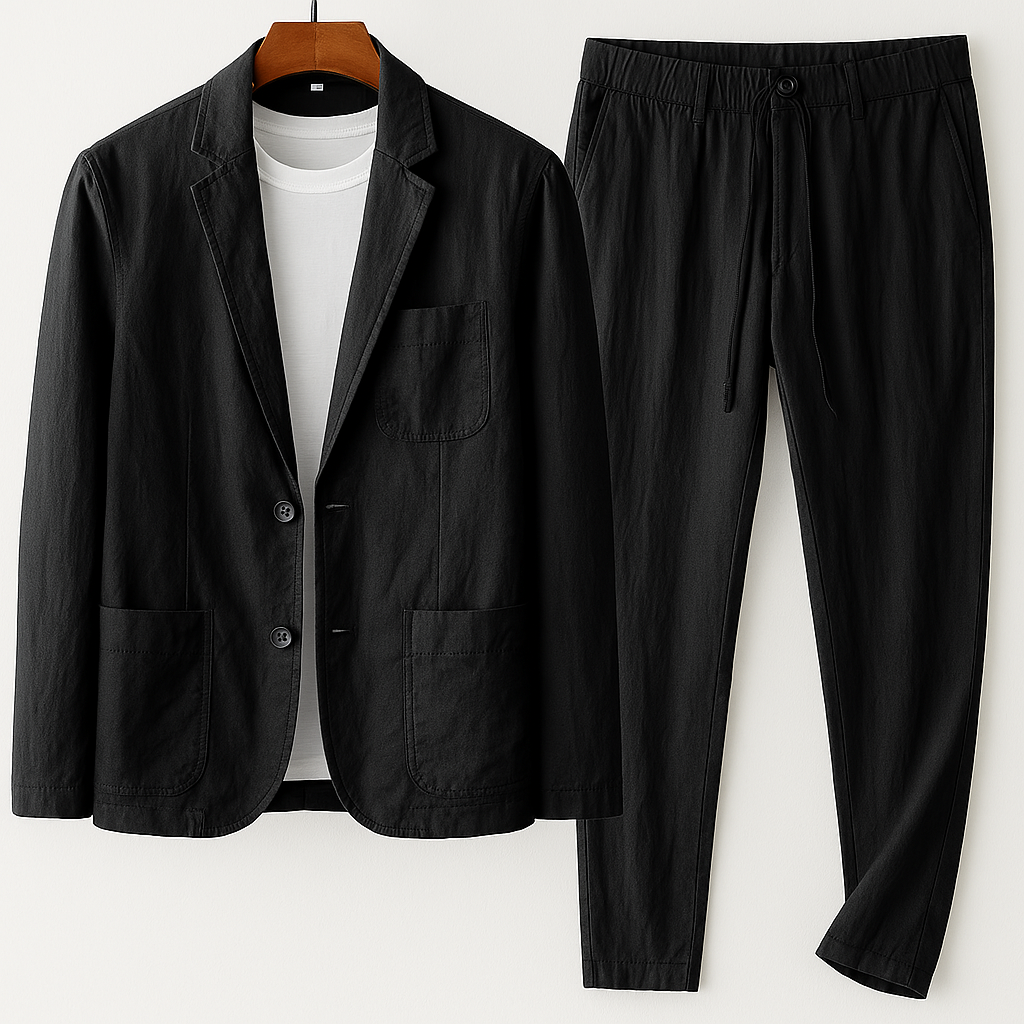 Marcello Linen Blend Suit Set
