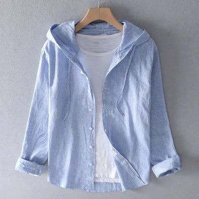 Elan Linen Hoodie Shirt