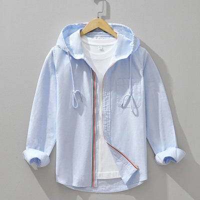 Kaito Linen Hoodie Shirt