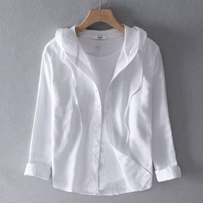 Elan Linen Hoodie Shirt