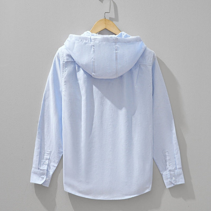 Kaito Linen Hoodie Shirt