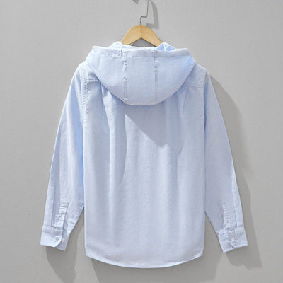 Kaito Linen Hoodie Shirt