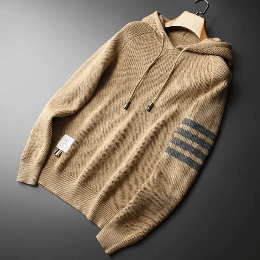 Rafael Wool-Blend Knit Hoodie