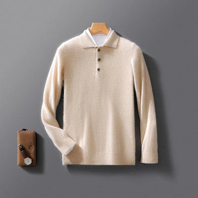 Gianni Lightweight Cashmere Polo