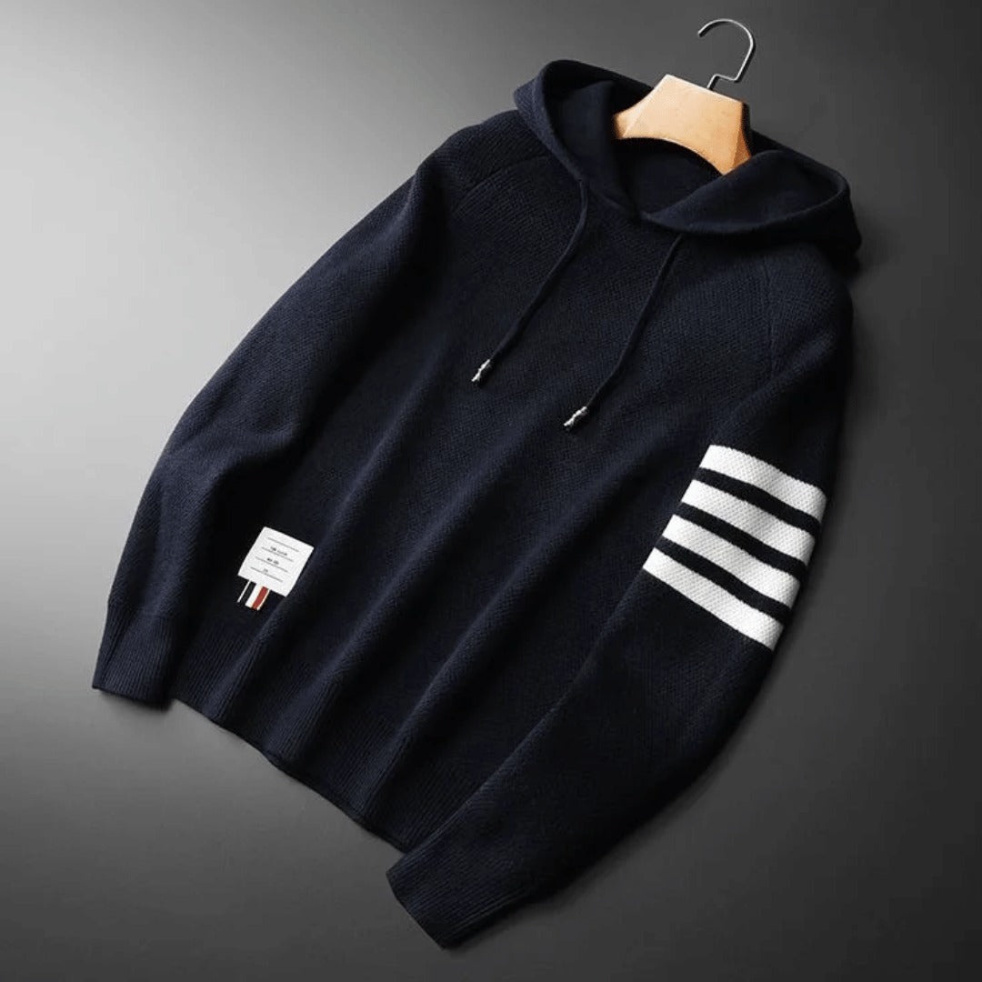 Rafael Wool-Blend Knit Hoodie
