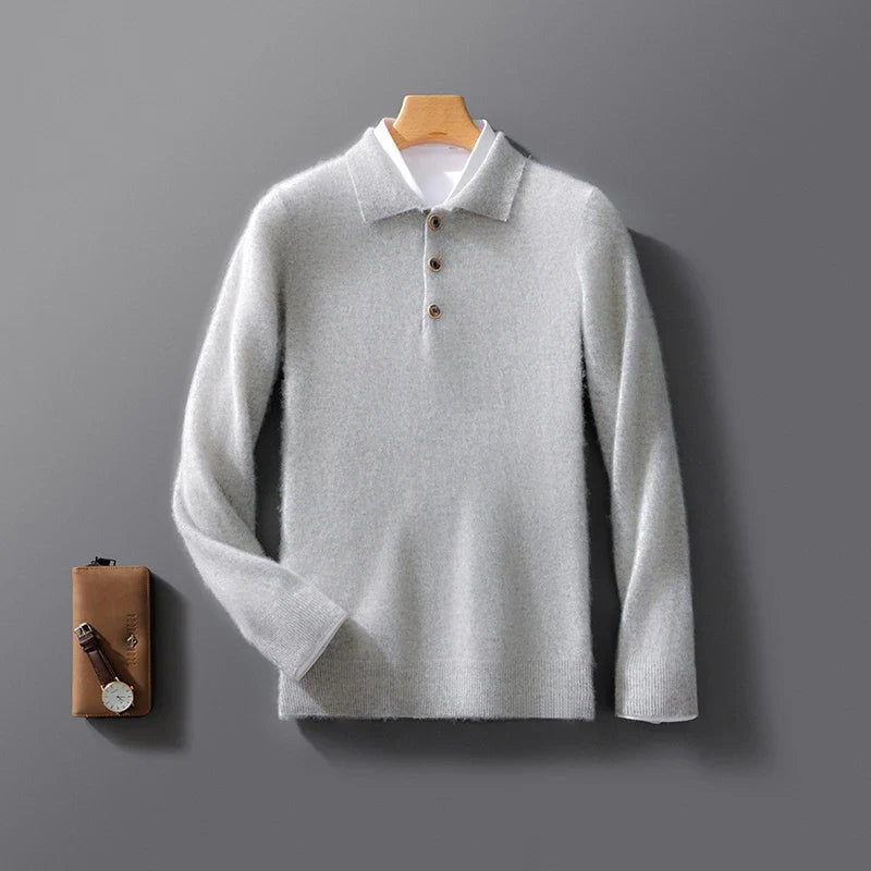 Gianni Lightweight Cashmere Polo