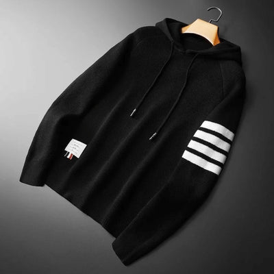 Rafael Wool-Blend Knit Hoodie