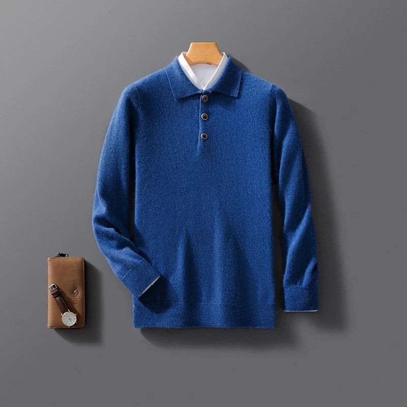 Gianni Lightweight Cashmere Polo