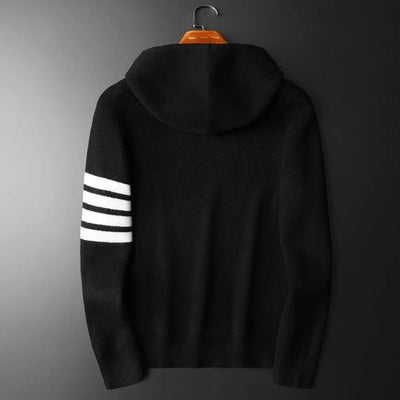 Rafael Wool-Blend Knit Hoodie