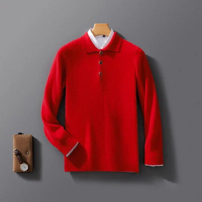 Gianni Lightweight Cashmere Polo