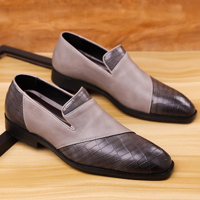 Giulia Croc Leather Loafer